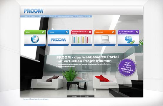 Procad: Proom Product-Website