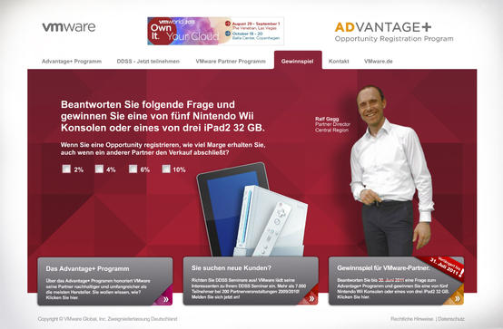 VMware: Advantage+ - Gewinnspiel