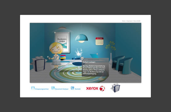 Xerox: Keine Typfrage Landingpage